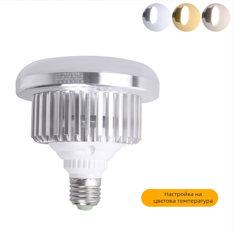 LED светлина за запълване за лайв стрийминг и фотография, 85W, 220V, LED източник, E14 капачка, 3м обхват