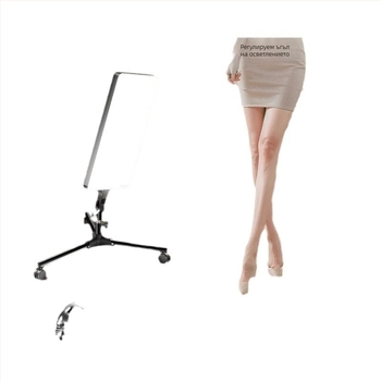 Преносима светлина за фотография с димируема функция, регулируема цветова температура и яркост, без самостоятелно захранване