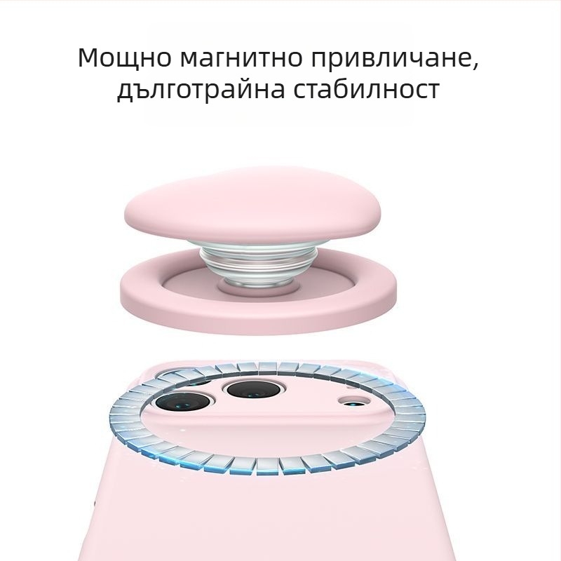 Автомобилен държач за въздушна възглавница MagSafe, течен силикон, серия Casetify-ins, модел Magsafe Love Magnetic Attraction