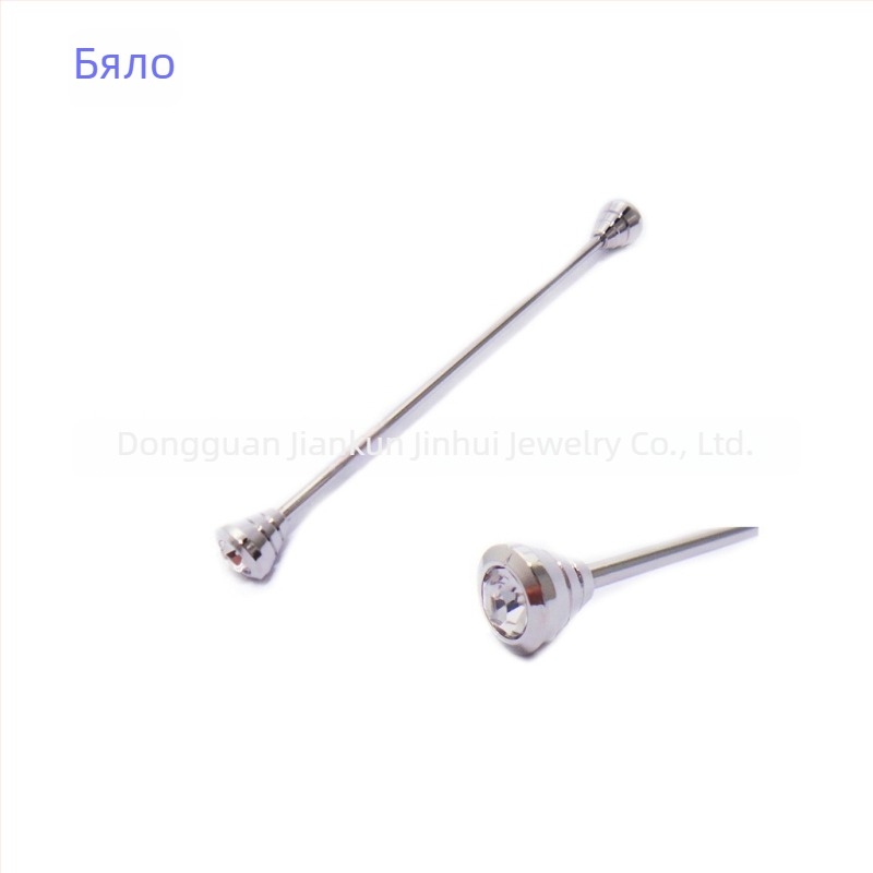 Медна булавка за яка за мъже, с диамантена обработка, марка JK