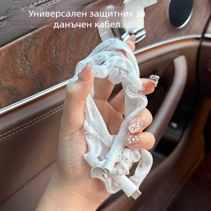 Карикатурен протектор за USB кабел за зареждане, защита срещу чупене, Type-C закопчалка, пластмасов предпазител