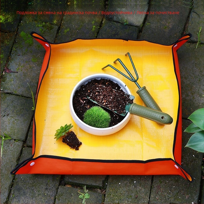 Подложка за смяна на почвата за домашно градинарство, подложка за пресаждане на сукуленти, водоустойчива подложка за засаждане на балкон