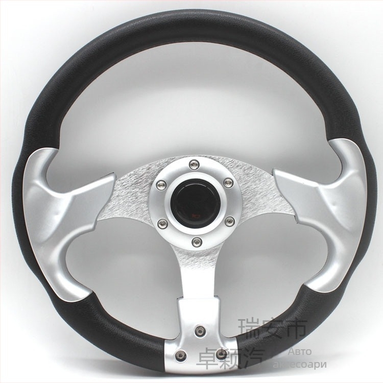 Рейсинг волан за автомобил, PU материал, модел 5197, модифициран волан за обща модификация