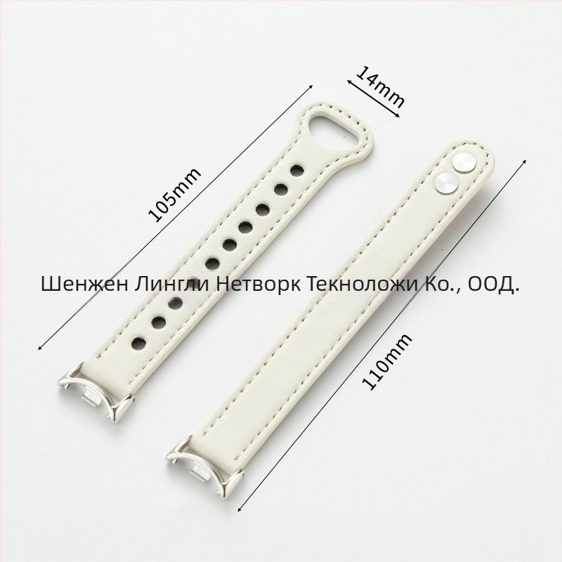 Xiaomi каишка за часовник от естествена кожа с двойна закопчалка – за часовник Xiaomi (Standard Edition), леко тегло 5.5 g