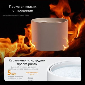 Автоматичен диспенсер за вода за домашни любимци, керамичен резервоар, безжичен презареждащ модел, разглобяем дизайн, вода с постоянна температура, подходящ за котки и кучета