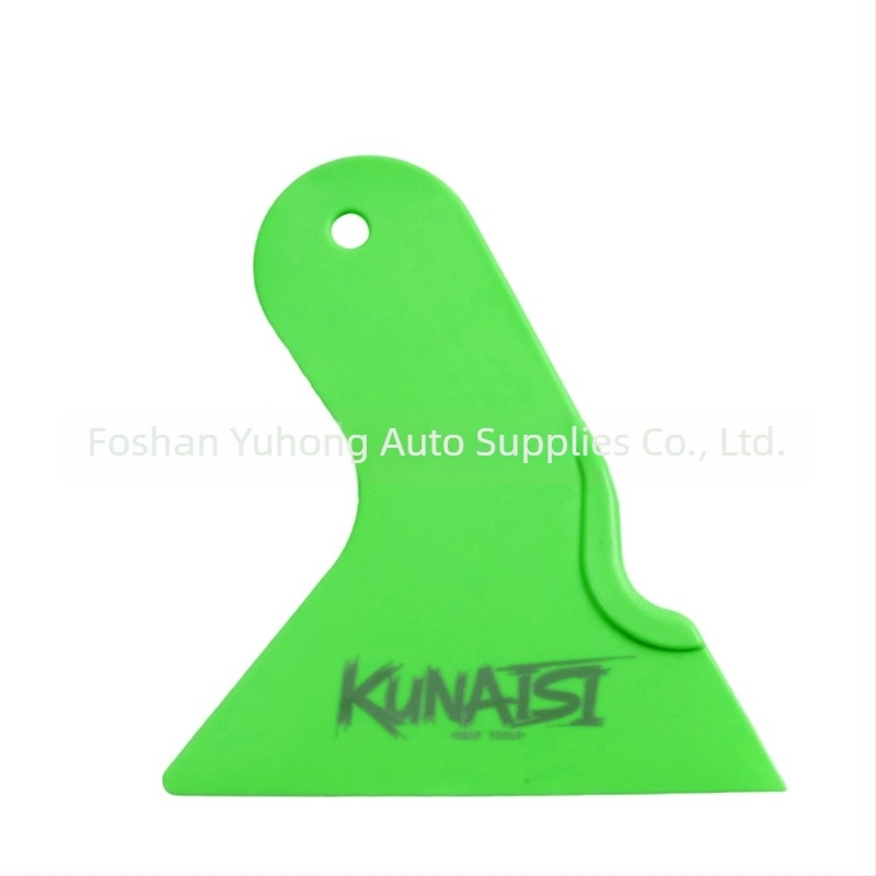 Пластмасов скрепер за автомобилен филм за монтаж — триъгълен дизайн с тънък ръб за подрязване на филма и запълване на ръбове