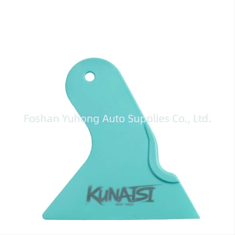 Пластмасов скрепер за автомобилен филм за монтаж — триъгълен дизайн с тънък ръб за подрязване на филма и запълване на ръбове