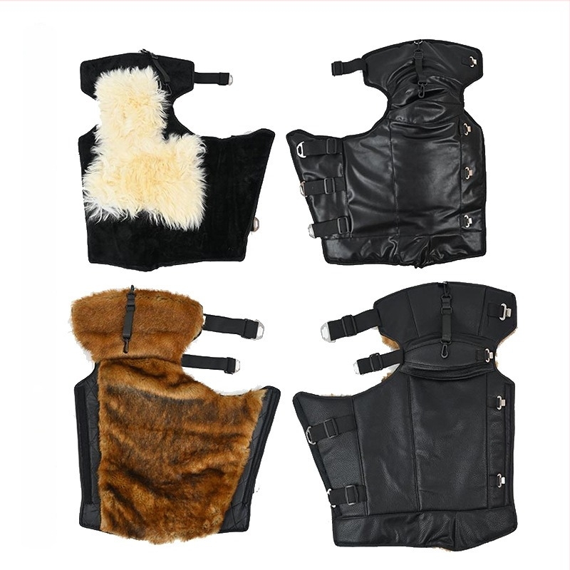 Кожени протектори за коляно за зимно колоездене – ветроустойчиви, загряване на ставите, за възрастни, марка Ode to Emperor