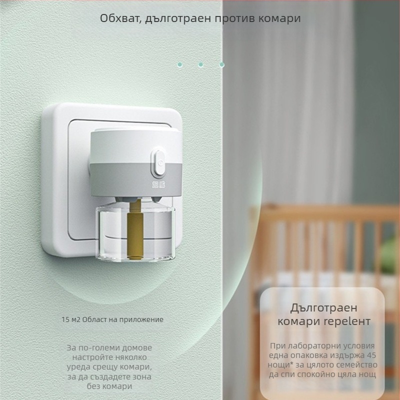 Електрически разтвор за отблъскване на комари – Mugwort аромат, лека формула, една бутилка, 24 броя в кутия, регистрационен номер за пестициди Wp20120071.