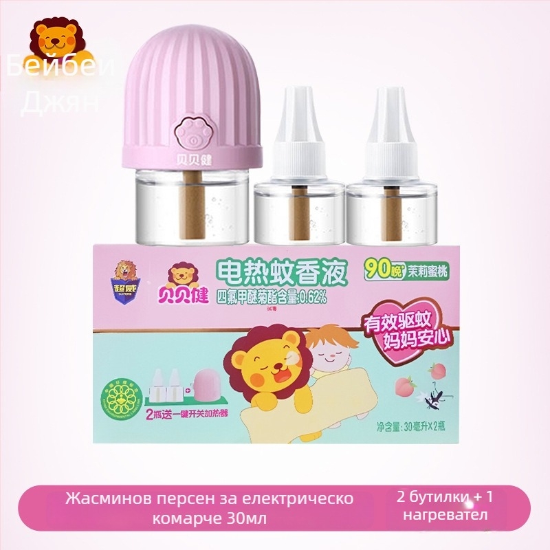 Електрически разтвор за отблъскване на комари – Mugwort аромат, лека формула, една бутилка, 24 броя в кутия, регистрационен номер за пестициди Wp20120071.