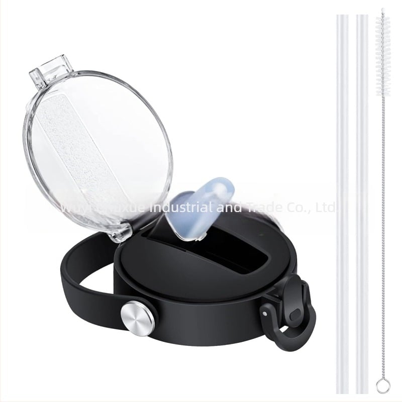 Капачка за термос, PP материал, водонепропусклива, съвместима с различни чаши, персонализирана с лого