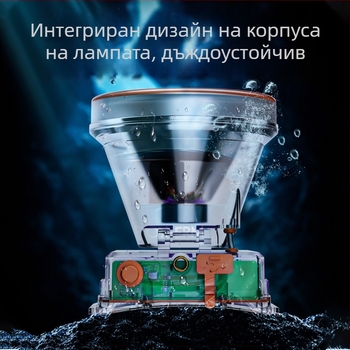 Подводен LED челник за гмуркане, водоустойчив, 10000 mAh, 300W, обхват 500 м+