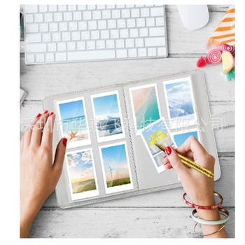 Албум за Instax Mini, 256 страници, съвместим с Instax Mini 8/9/11/12, PU корица, пуснат през 2016 г.