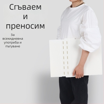 Еднократна котешка кутия за пясък, сгъваема, водоустойчива за външно ползване, полипропилен (PP), марка Pet hair