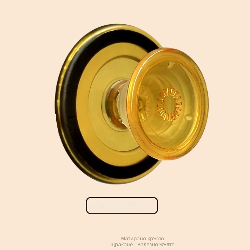 Snap-on MagSafe магнитен държач за телефон, кръгъл матиран диск, прозрачен PC, сваляем, универсален