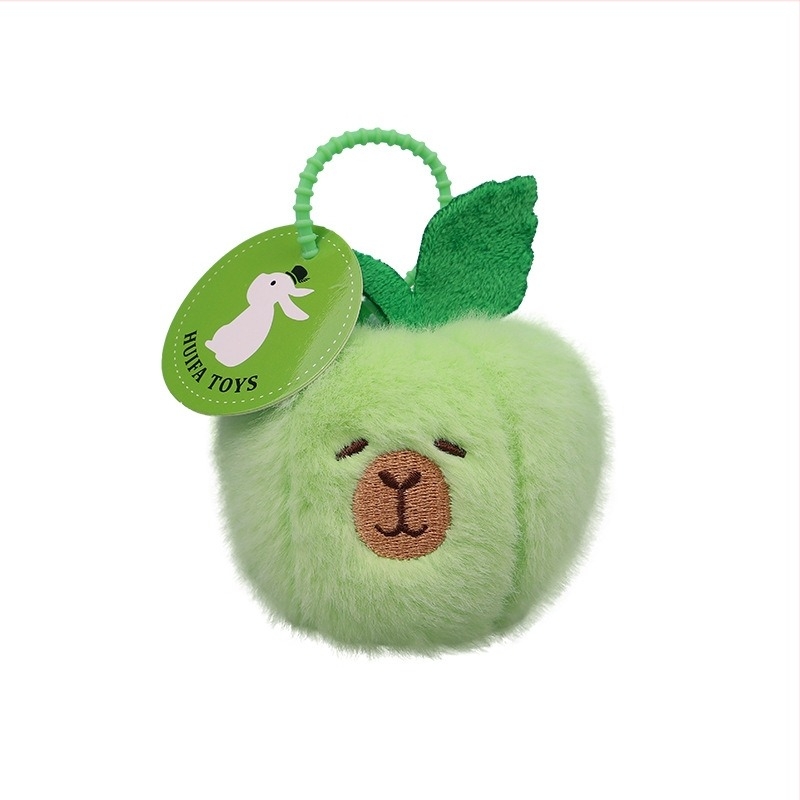 Плюшен ключодържател капибара – супер мек плюш, пълнеж PP памук, за възраст 14+