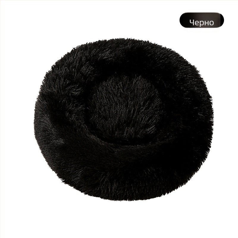 Кръгло плюшено кучешко гнездо, мие се, лесно монтиране, произведено в Zhejiang