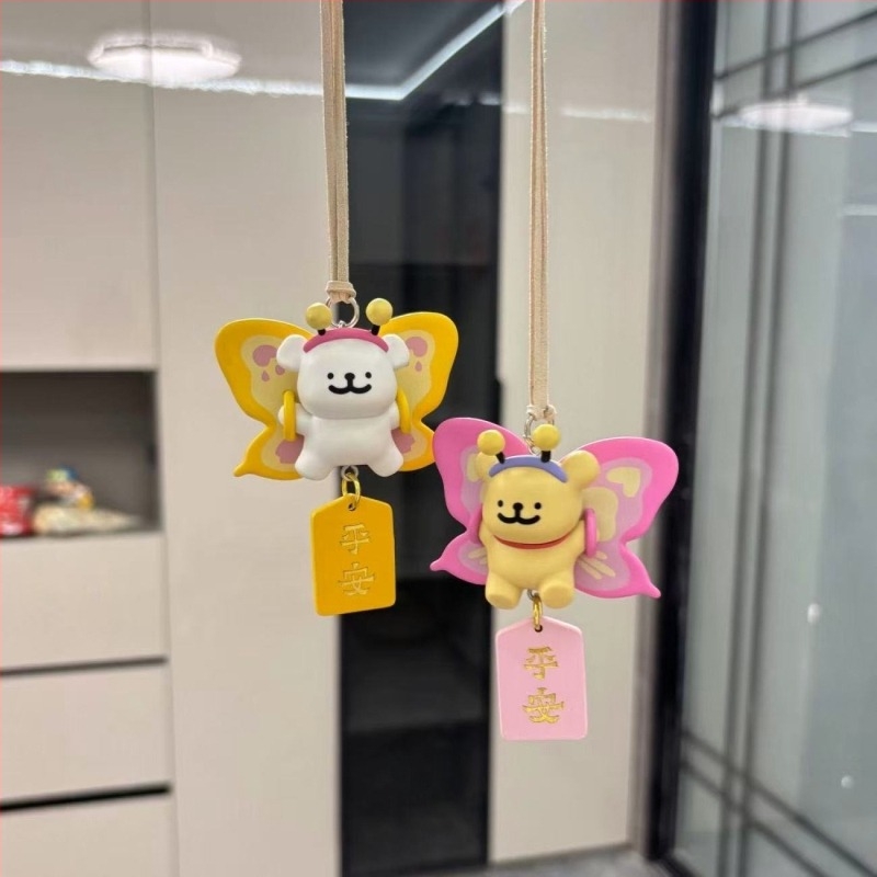 Висулка за кола в стил карикатура, пластмасова, за вътрешно декориране, автомобилни украшения