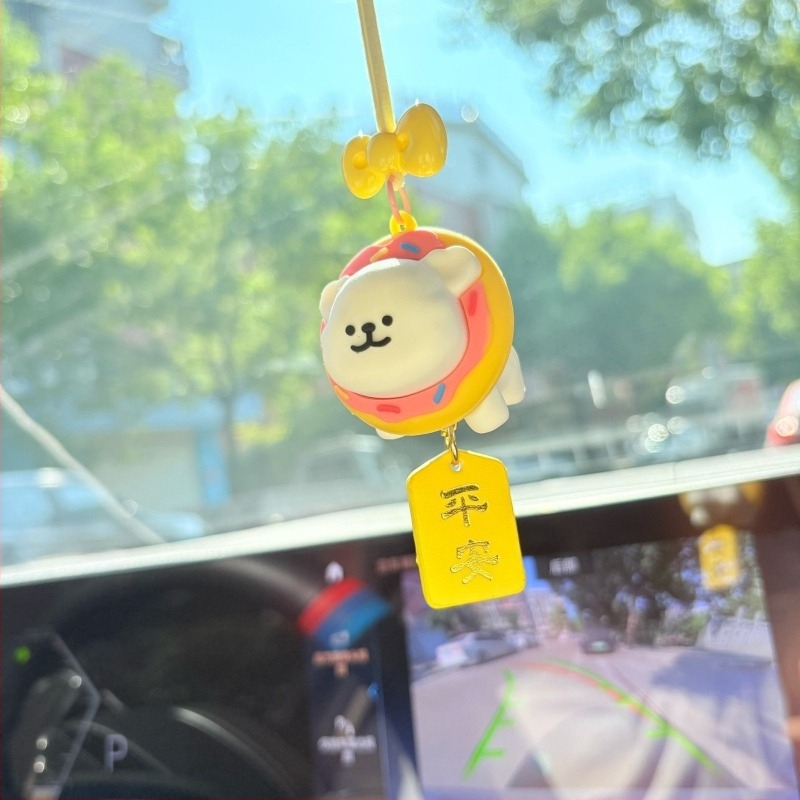 Висулка за кола в стил карикатура, пластмасова, за вътрешно декориране, автомобилни украшения