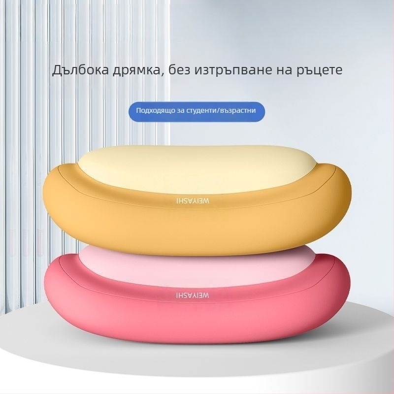 Unique офис възглавница за дневен сън с подглавник и поясна възглавница — памучна, многофункционална за бюро