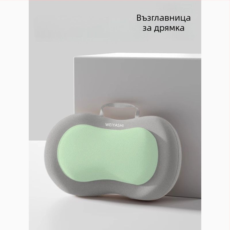 Unique офис възглавница за дневен сън с подглавник и поясна възглавница — памучна, многофункционална за бюро