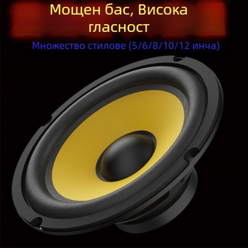Автомобилен бас рупор • модел: Bass horn • импеданс: 4 Ω • пикова мощност: 35–300 W • диафрагма: железо-бор