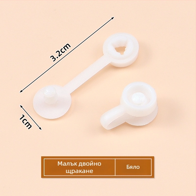 Антикрадна закопчалка с етикет и каишка за китката (пластмасова, щракващ бутон, Tammy)