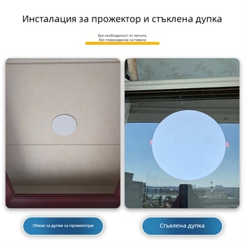 Кръгла таванна декоративна капачка за дупки в осветителни отвори - ABS, диаметър 94/134/185/230 мм, дебелина на стената 3 мм, марка Zhang Plastic