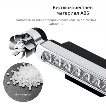 Вятърно задвижвани LED дневни светлини за автомобил, без окабеляване, декоративни светлини за предна решетка