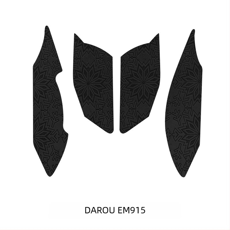 Подложка за мишка против хлъзгане за Daryyou EM915; гумена подложка; пластмасова формовка; антихлъзгаща; пот-абсорбираща и водоустойчива