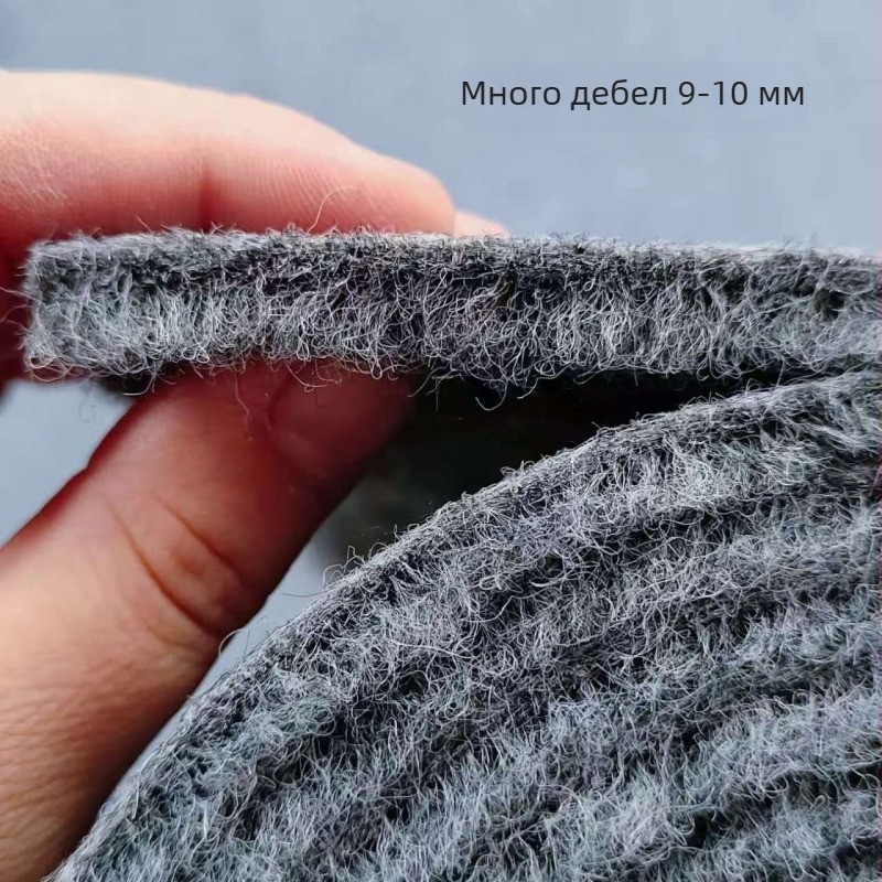 Килим с ивици, полиестерни влакна, машинно тъкане, персонализирана форма, устойчив на петна