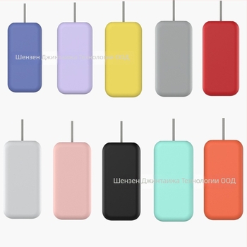 Jin Taijia силиконов защитен калъф за батерия за Vision Pro – мек силикон, съвместим с Vision Pro, включен OPP пакет