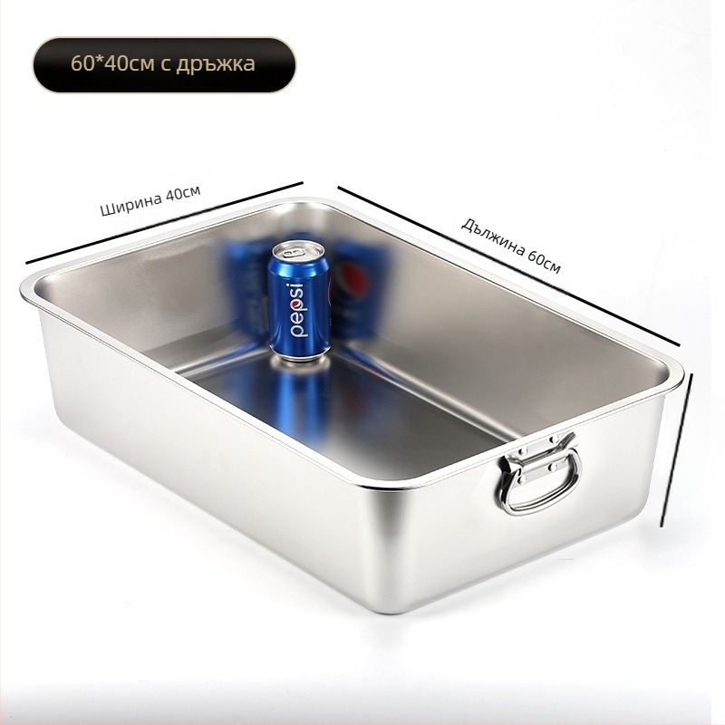 Гигантска открита котешка тоалетна с антипръскващ дизайн и дръжка – метал + пластмаса