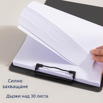 Папка с клип за дъска Deli — модели 72492/72641/64502/NS179, материал: Друг, тип: единична скоба