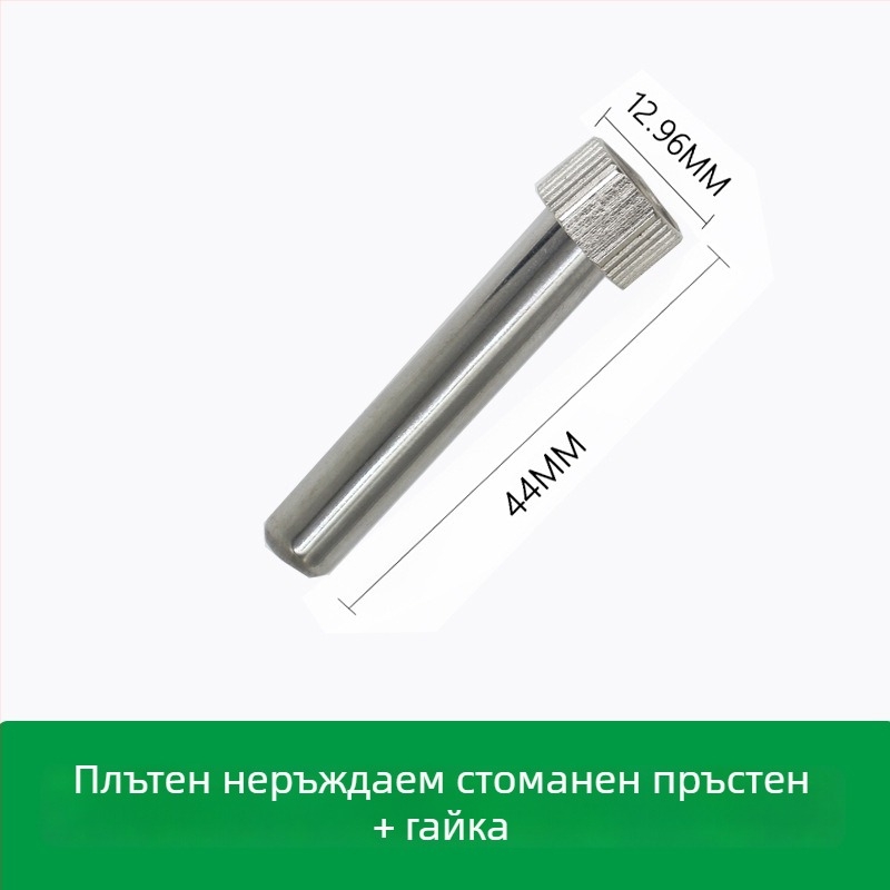 Timostention ръкохватка за поялник с трислоен корпус от неръждаема стомана, регулируема температура, висока температурна устойчивост, Bakelite обвивка