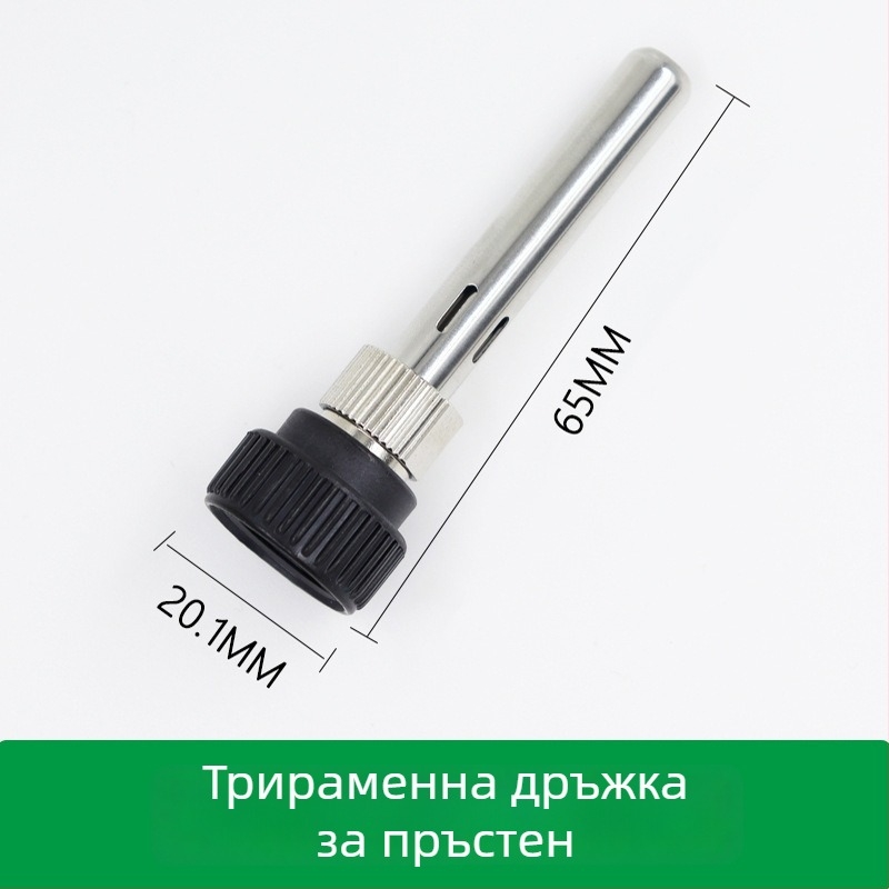 Timostention ръкохватка за поялник с трислоен корпус от неръждаема стомана, регулируема температура, висока температурна устойчивост, Bakelite обвивка