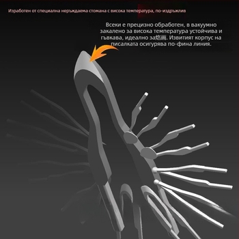 Професионален пирографичен връх за писалка – електрически загряващ връх за гравиране и ренериране