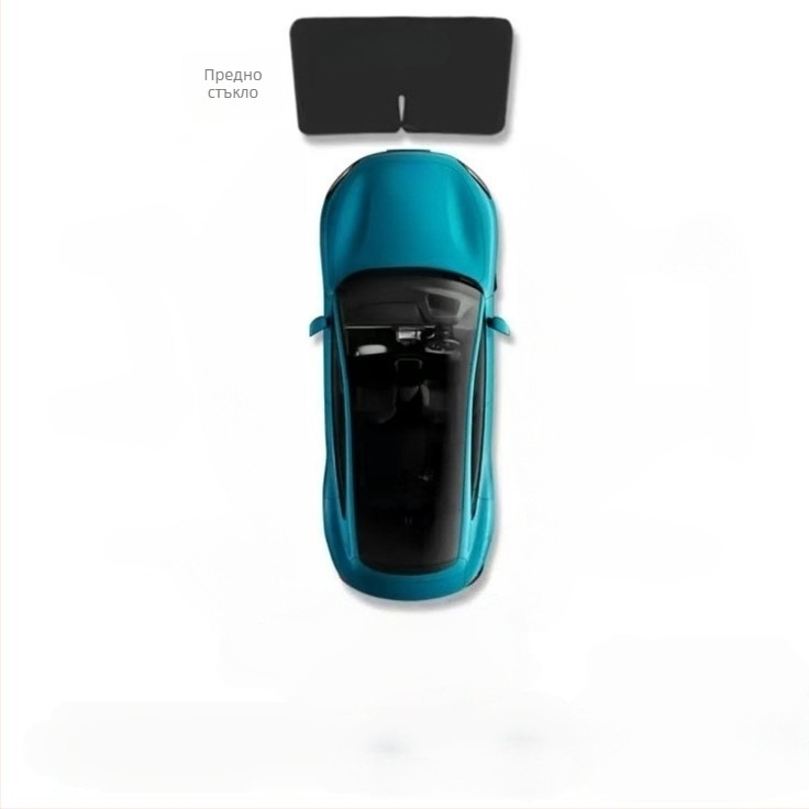 Автомобилна слънцезащитна завеса за Xiaomi Su7Yu7 — Oxford плат, монтаж с вакуумни чаши, защита на поверителността, топлинна изолация, персонализация с печат на лого