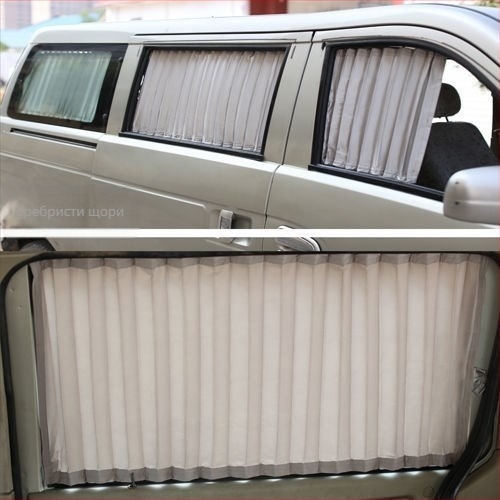 Автомобилна щора за страничен прозорец на Wuling Rongguang S ван, слънцезащитна и термоизолационна, двойна релса