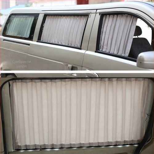 Автомобилна щора за страничен прозорец на Wuling Rongguang S ван, слънцезащитна и термоизолационна, двойна релса