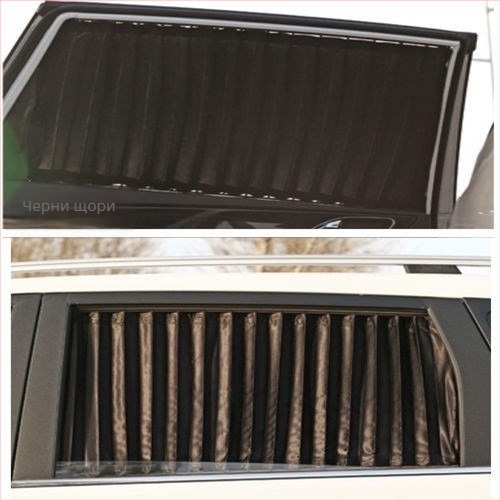 Автомобилна щора за страничен прозорец на Wuling Rongguang S ван, слънцезащитна и термоизолационна, двойна релса