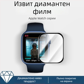 Apple Watch серия 7–10 защитно закалено стъкло за екран