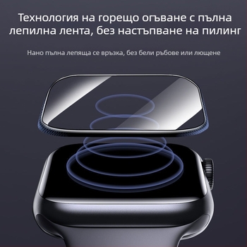Apple Watch серия 7–10 защитно закалено стъкло за екран
