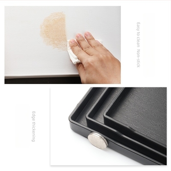 Правоъгълен меламинов поднос за хотели – поднос за чай и съхранение на тоалетни принадлежности в стаята