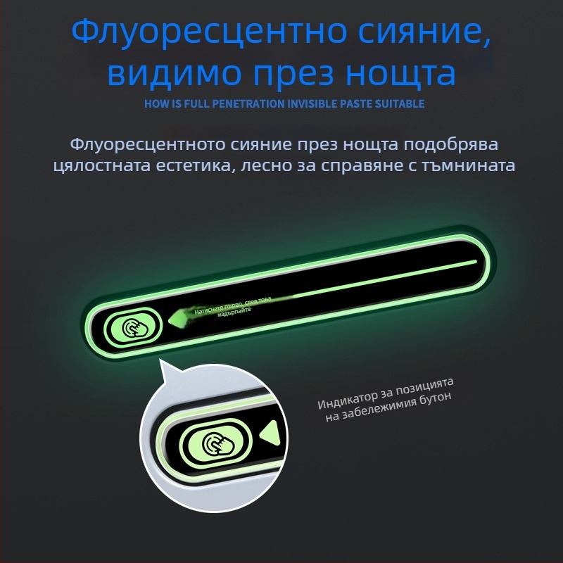 Светещ защитен стикер за дръжка на врата за Leapmotor C11/C01 – епоксиден филм против надраскване