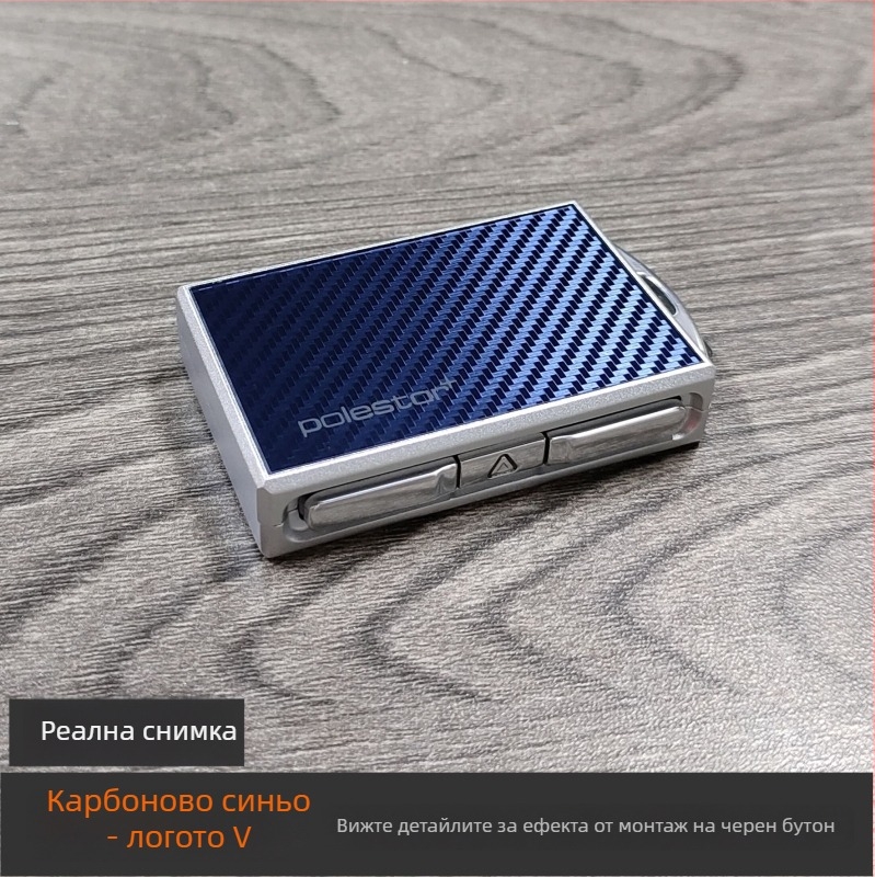 Корпус за ключодържател Volvo от сплав, съвместим с XC60, S90, S60, XC40, XC90, V60 и V90, луксозен дизайн