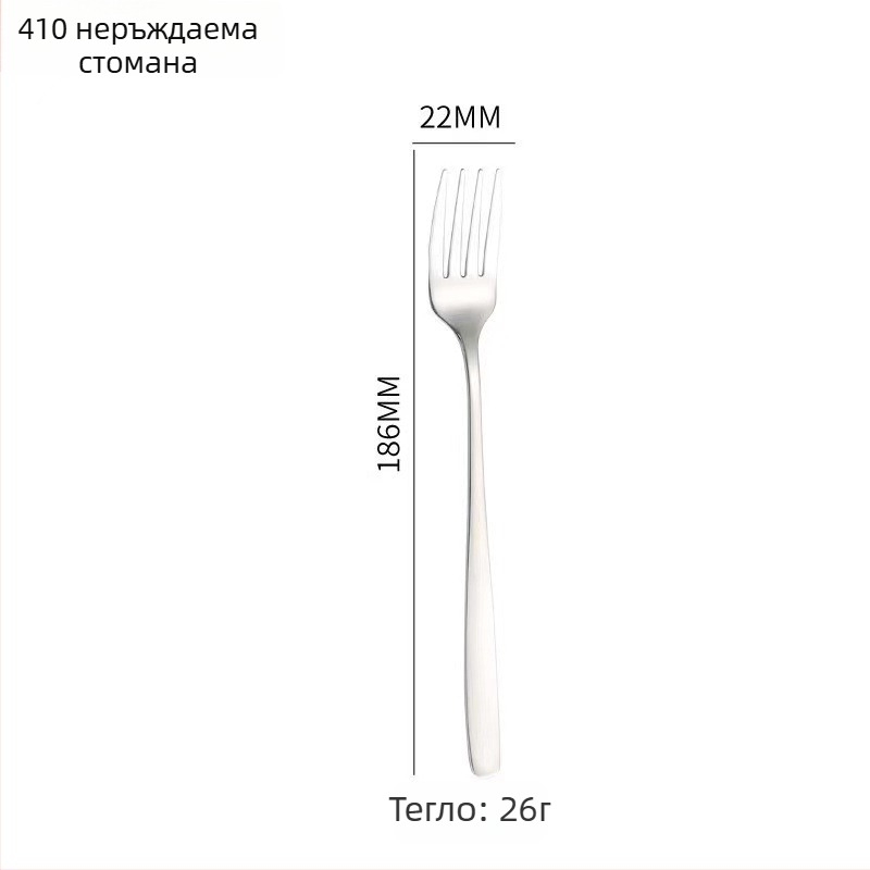 Комплект прибори за хранене от 304 неръждаема стомана, корейски стил, огледално полирани, възможност за лого