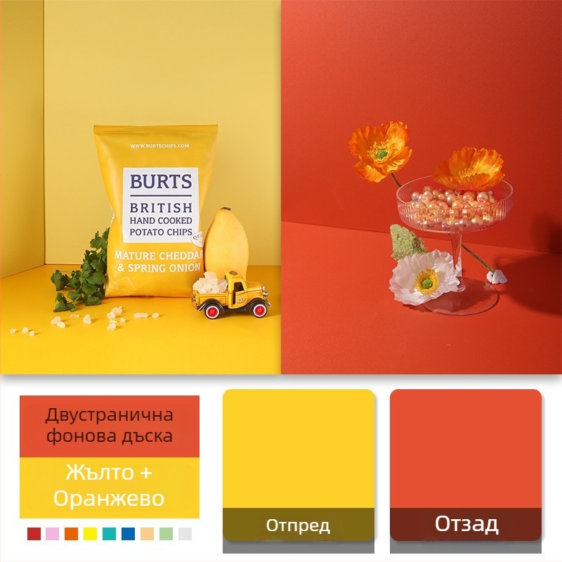 Фонов панел за фотография, двустранен, матова неотразяваща повърхност, материал: шевронова дъска, тегло 0.8 кг