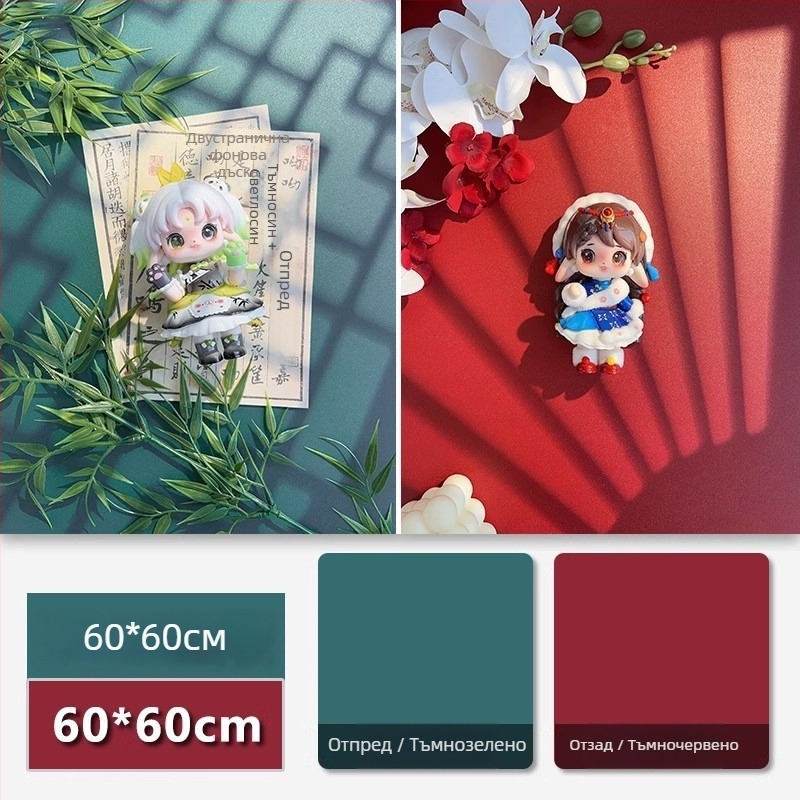 Фонов панел за фотография, двустранен, матова неотразяваща повърхност, материал: шевронова дъска, тегло 0.8 кг