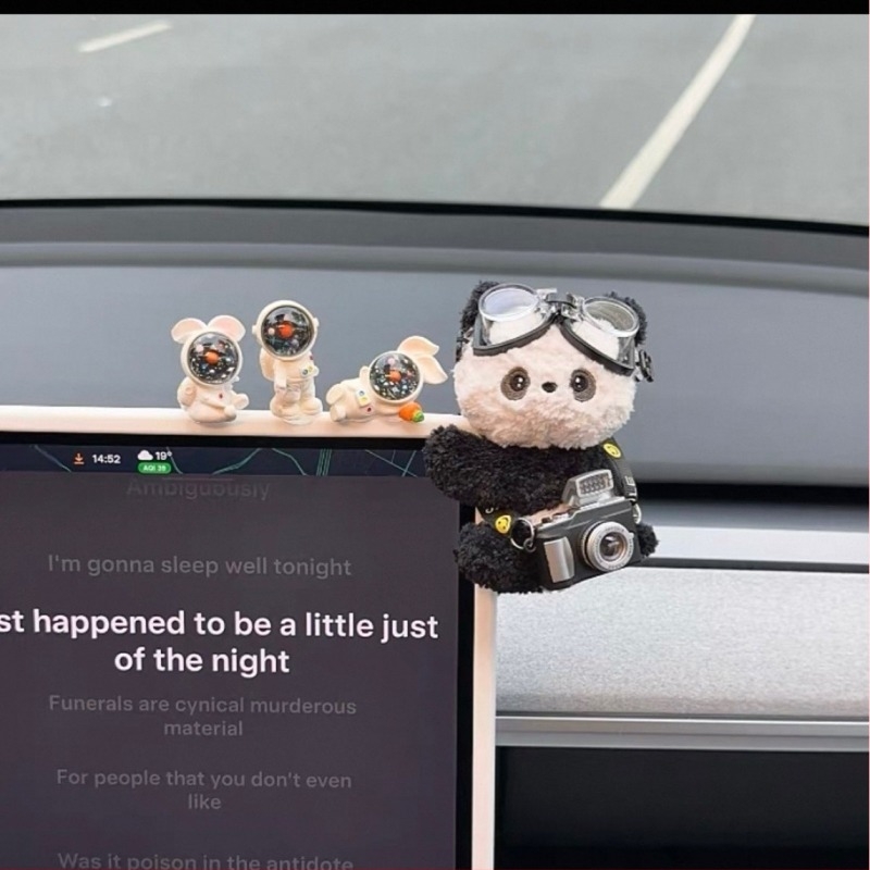 Автомобилен интериорен аксесоар, плюшена анимационна кукла за декорация и съхранение в колата